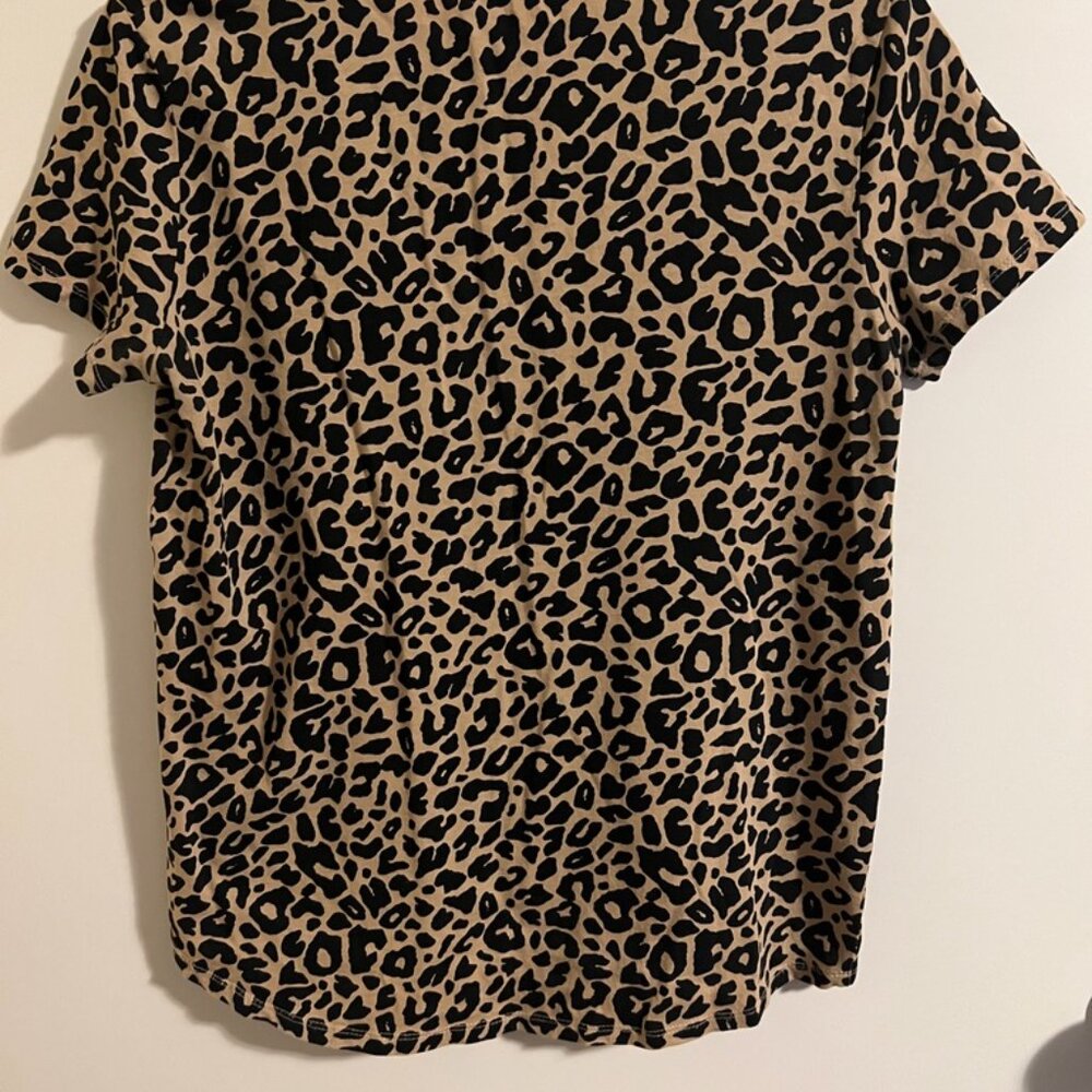 2/$25 - ZARA Ladies Leopard Print Shirt - Picture 4 of 7